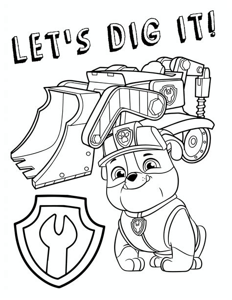 Paw Patrol Fire Truck Coloring Pages Coloring Pages