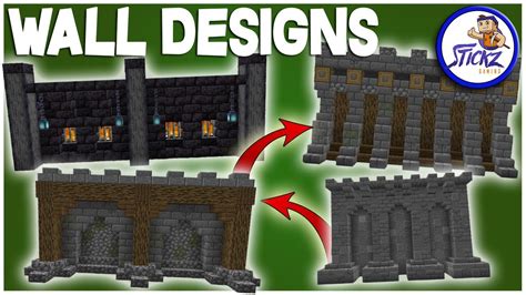 Modern Wall Designs in Minecraft: Get Inspired by these Creative Ideas!