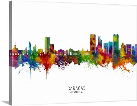 Caracas Venezuela Skyline Wall Art, Canvas Prints, Framed Prints, Wall ...