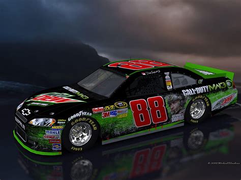 By Wicked Shadows: Dale Earnhardt Jr Mountain Dew COD HD wallpaper | Pxfuel