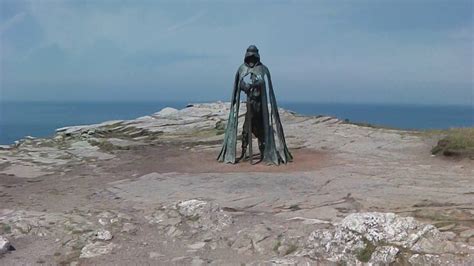 The Gallos Statue Of King Arthur At Tintagel Castle In, 60% OFF