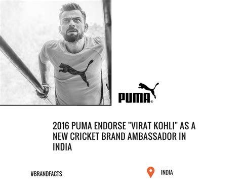 Puma- Brand Ambassador Virat kohli | Brand ambassador, Virat kohli, Brand