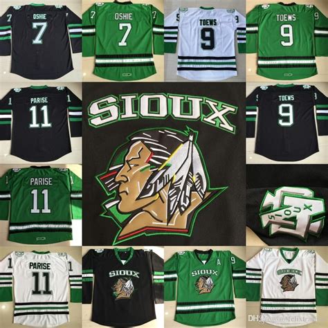 2021 North Dakota Fighting Sioux Hockey Jerseys 9 Jonathan Toews #7 TJ ...