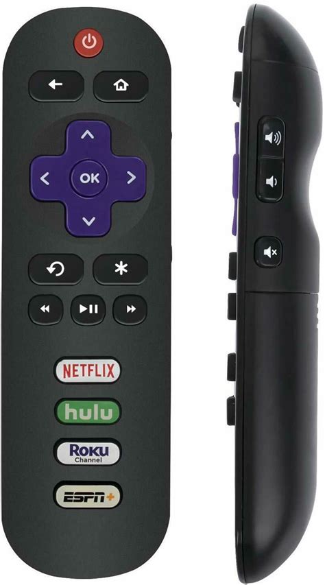 Replaced ELEMENT Roku TV Remote Control with Netflix hulu Roku Channel ...