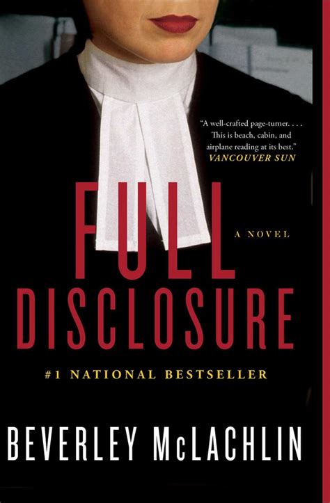 Full Disclosure | Book by Beverley McLachlin | Official Publisher Page | Simon & Schuster Canada