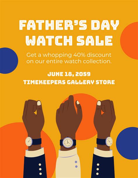 Father's Day Sale Template - Edit Online & Download Example | Template.net