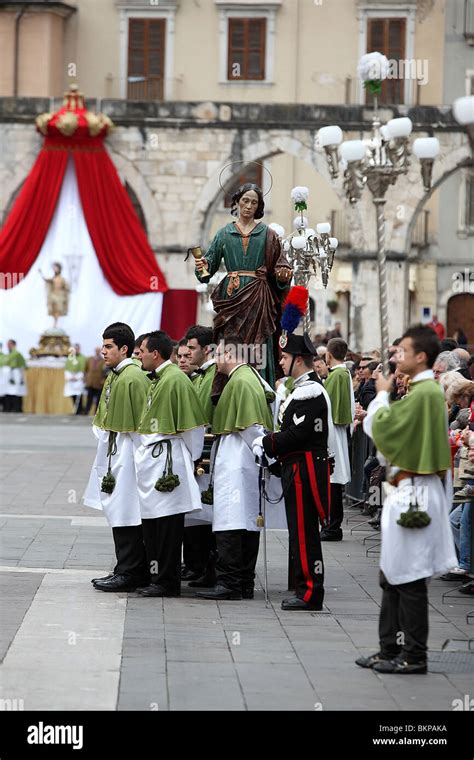 Easter Sunday Celebrations in Sulmona, Abruzzo, Italy Stock Photo - Alamy