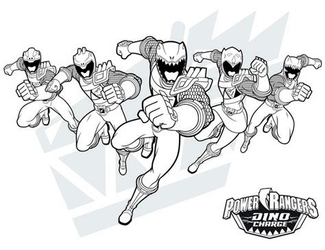 20+ Free Printable Power Ranger Dino Charge Coloring Pages - EverFreeColoring.com