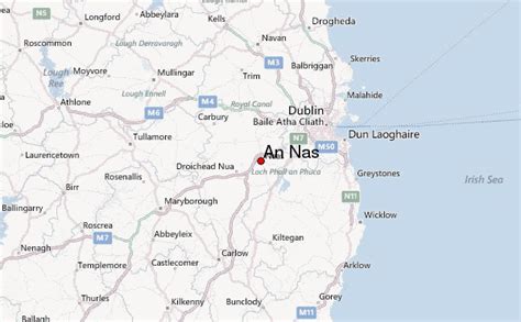 Naas Ireland Map - Time Zones Map