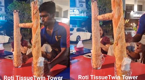 Mamak in KL goes viral for their one-of-a-kind roti tisu KLCC