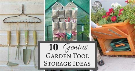 10 Genius Garden Tool Storage Ideas - The Handyman's Daughter