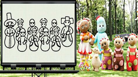 The Pontipines and The Wottingers - In the Night Garden... - How to Draw Pontipines and ...