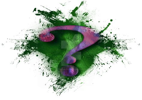 The Riddler Logo by titchTHEjoker on DeviantArt