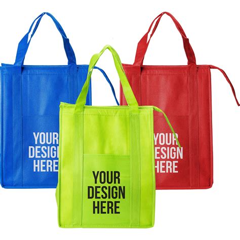 Giveaway Insulated Grocery Totes (11.5" x 15.5" x 9.5")