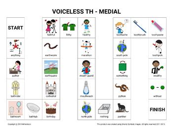 Voiceless TH Board Games by MrNerdson | TPT