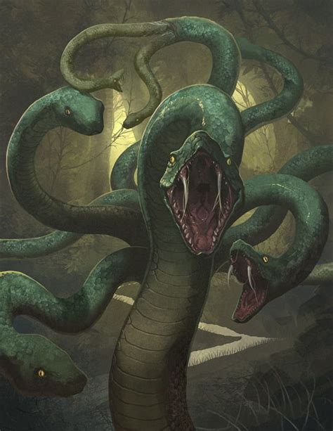 Hydra by ~nJoo on deviantART | Mystical creatures, Mythical creatures, Mythological creatures