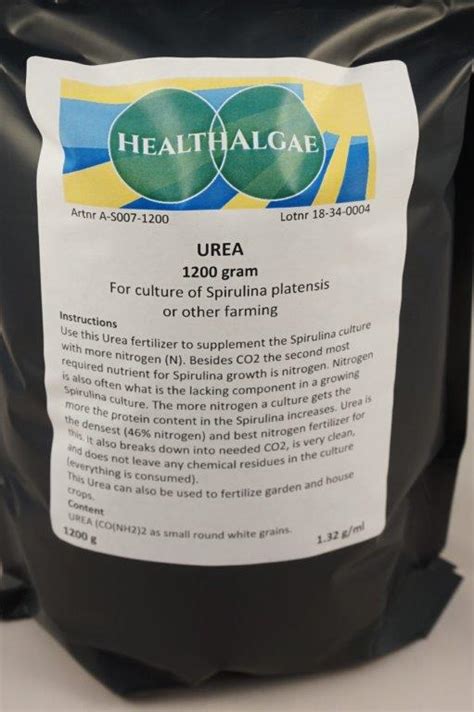 UREA (Nitrogen Fertilizer) 1200 gram - NPK-ration: 46:0:0 - HealthAlgae