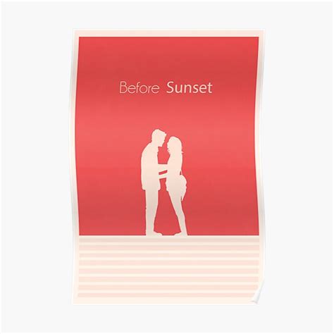 "Before Sunset" Poster for Sale by Messypandas | Redbubble