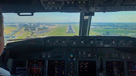 Cockpit View Boeing 737 800 Landing At Schiphol Airport | Free Download Nude Photo Gallery