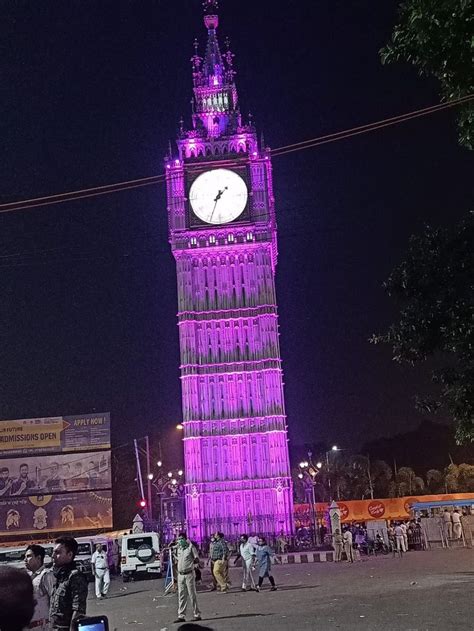 Ghanta ghar Night view, Kolkata,West Bengal | Train video, Ferry building san francisco, Kolkata