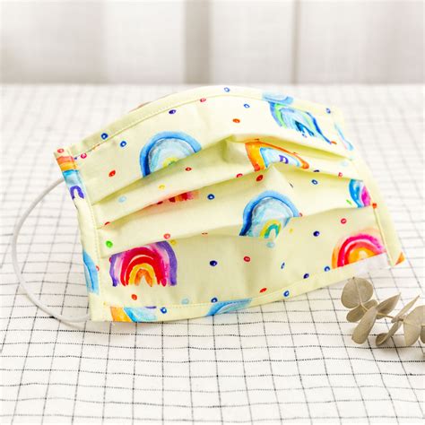 100 woven cotton digital printing fabric face mask