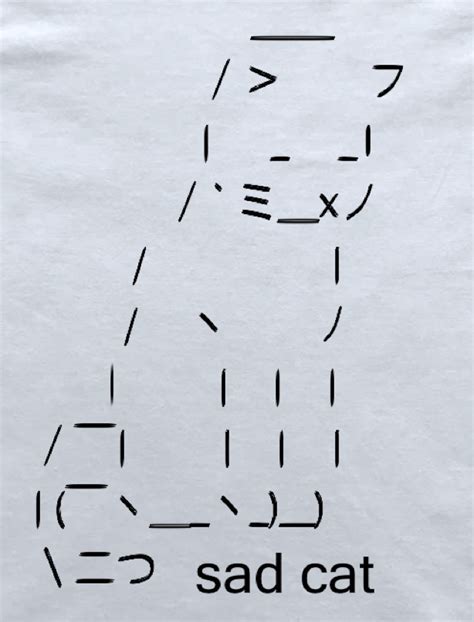 Ascii Cat Art | art of zoo