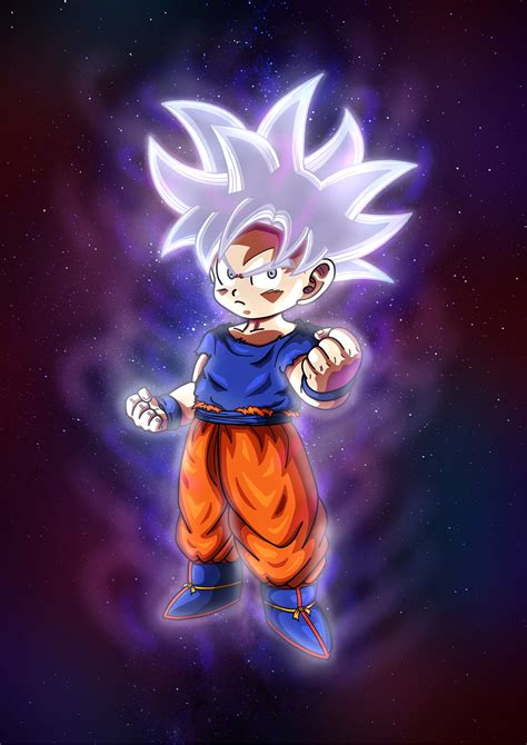 Goku Ultra Instinct MASTERED Kid Version Prints