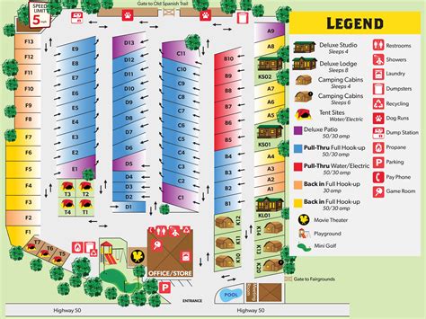 Us Map Of Koa Campgrounds - Map