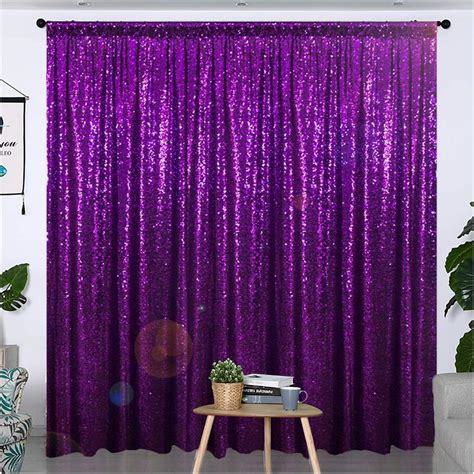 Buy Partisout Sequin Backdrop Curtain 7ftx7ft Sequin Backdrop Sequence Backdrop Party Glitter ...