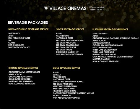 Village Cinemas - Gold Class