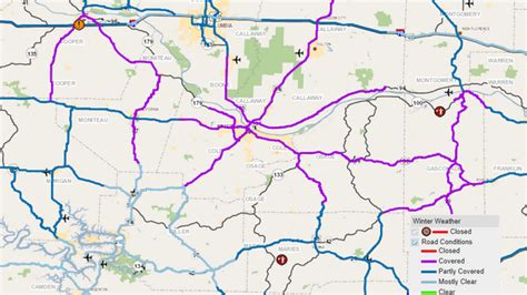 Missouri Department Of Transportation Road Closure Map - Transport ...