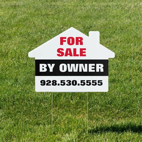 For Sale By Owner Real Estate Yard Sign | Zazzle.com | Real estate yard ...
