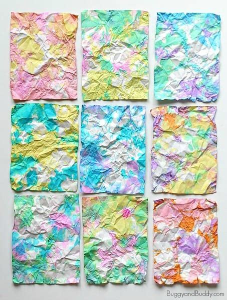 Crumpled Paper Art for Kids Inspired by Ish - Buggy and Buddy