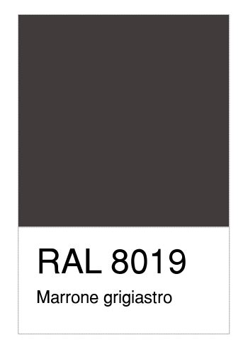 Colore RAL-8019, Marrone grigiastro - Numerosamente.it