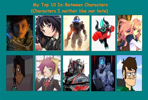 Top 10 In-Between Characters by ItzMikeez on DeviantArt