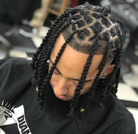 Twist Hairstyles Black Men Braid Styles - Draw-weiner