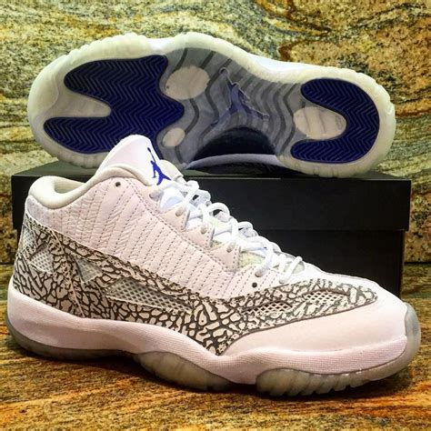 Air Jordan 11 Retro IE Low White Cobalt 2015 - Sneaker Bar Detroit