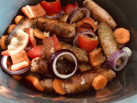 Easy Sausage Casserole (In A Slow Cooker) - Liana's Kitchen