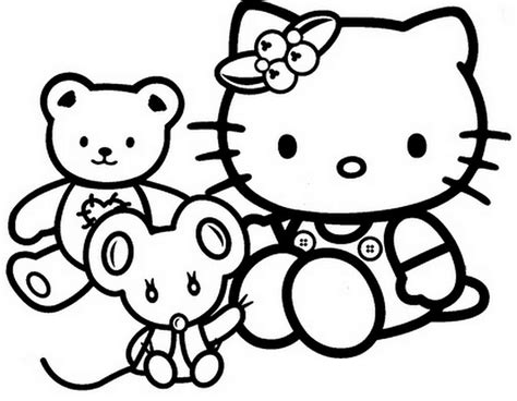 Free Printable Hello Kitty Coloring Pages For Kids