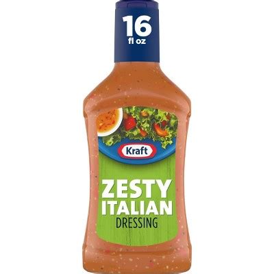 Kraft Zesty Italian Salad Dressing - 16fl Oz : Target