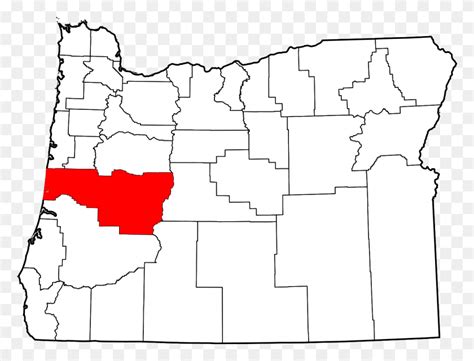 Map Of Oregon Highlighting Lane County Multnomah County Oregon, Plot, Diagram, Atlas HD PNG ...