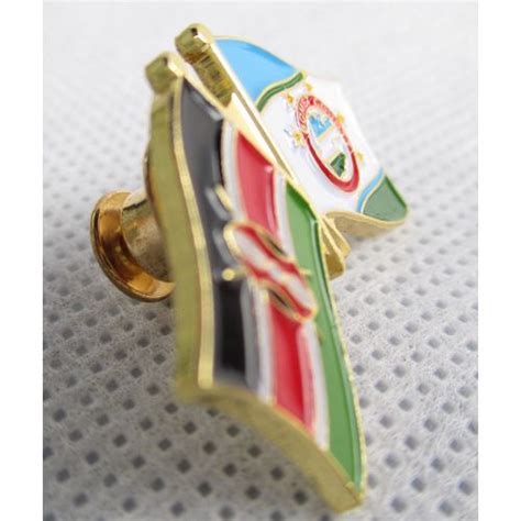 Bomet County Kenya Double Flag Lapel Pin - Biashara Kenya