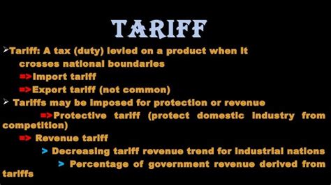 Revenue Tariff Definition - qdesigndc