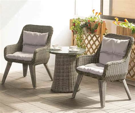 Factory direct sale Wicker Patio Furniture Lounge Chair Chat Set Small ...