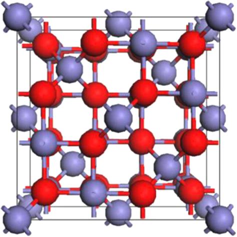 The crystal structure of magnetite (Fe3O4) in its cubic F3dm phase ...