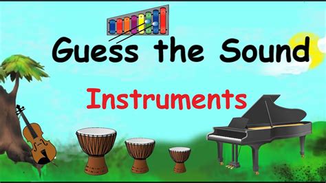 Guess the sound, instruments, keystage 1, and EYFS teaching aids. - YouTube