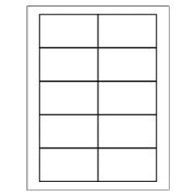 Template for Avery 28877 Business Cards 2" x 3-1/2" | Avery.com