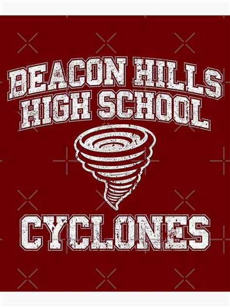 "Beacon Hills Cyclones - Teen Wolf (TV Show)" Poster by huckblade | Redbubble