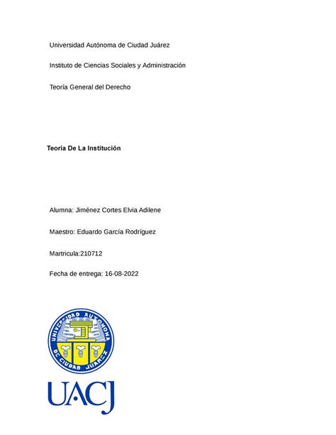 Universidad Autónoma de Ciudad Juárez - Universidad Autónoma de Ciudad Juárez Instituto de ...