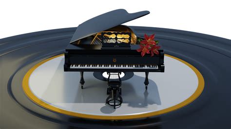 ArtStation - "Black Grand Piano" | Resources